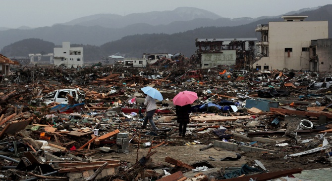 Броят на жертвите на силното земетресение в Япония нарасна до