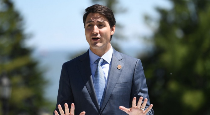 Канадският премиер Джъстин Трюдо реагира за първи път на информации