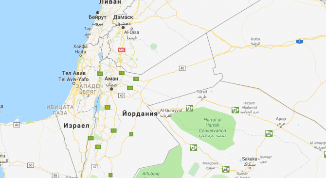 Йорданската армия повтори днес намерението си да държи границата със