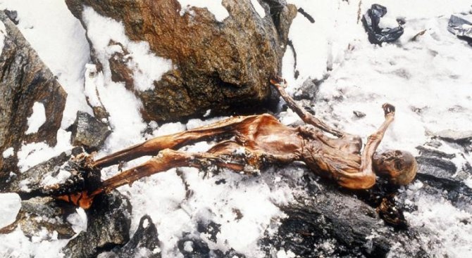 Учени разкриха каква е била последната храна на ловеца, замръзнал