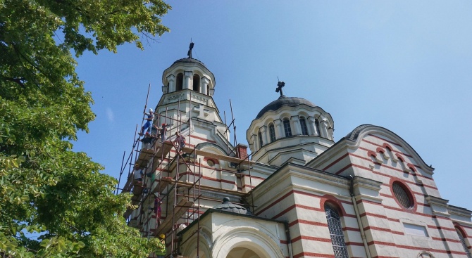Православен храм "Св. Петка" във Варна е в ремонт. В