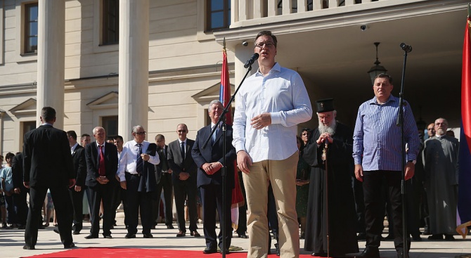 Остри думи към опозицията отправи сръбският президент Александър Вучич, предаде