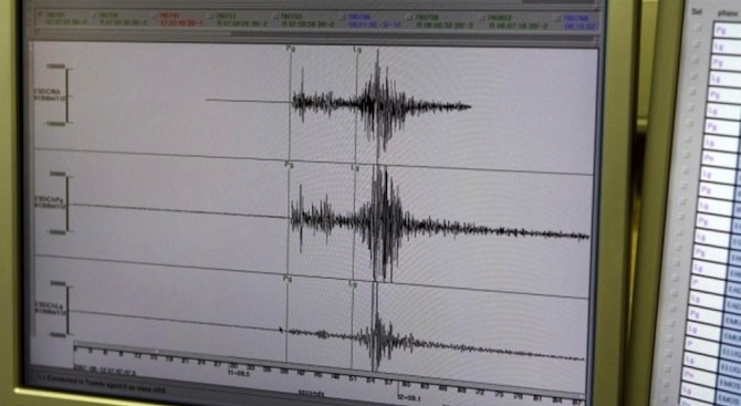 Земетресение с магнитуд 6.5 по скалата на Рихтер бе регистрирано