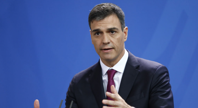 Испанският премиер Педро Санчес обеща днес на каталунците референдум за