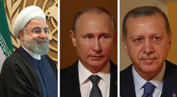Иран, Русия и Турция ще се опитат да намерят решение