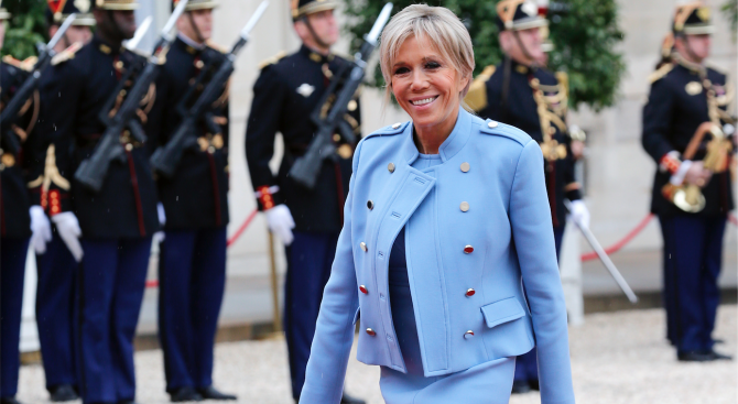 Съпругата на френския президент Еманюел Макрон - Брижит, е поканена