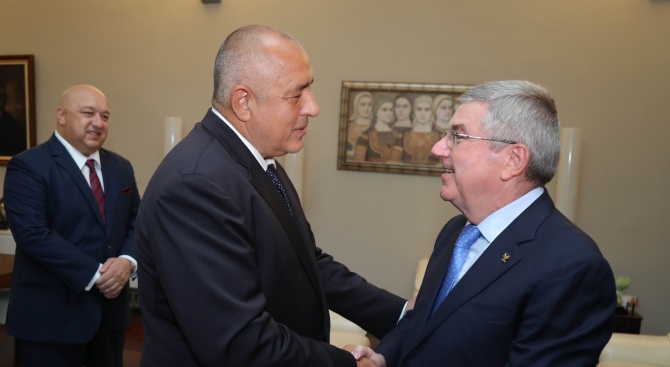 Министър-председателят Бойко Борисов се срещна с президента на Международния олимпийски