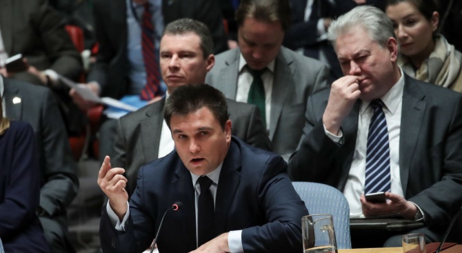 Украинският външен министър Павло Климкин каза днес, че на срещата