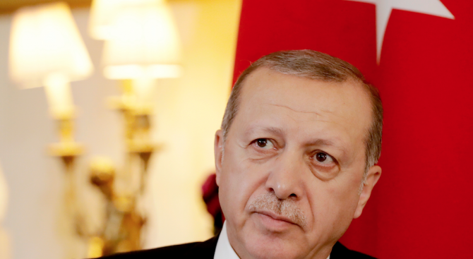 Турският президент Реджеп Тайип Ердоган осъди днес в края на