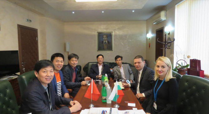 Областният управител на Софийска област Илиан Тодоров прие китайска делегация