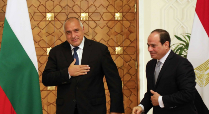 Министър-председателят Бойко Борисов се срещна с държавния глава на Египет