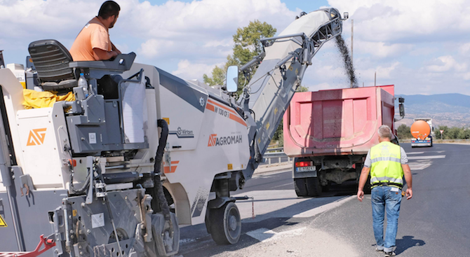 От днес започва ремонтът на 600-метров участък от пътя София