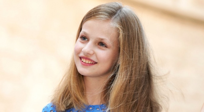 Испанската престолонаследничка, 13-годишната принцеса Леонор, взе думата за първи път