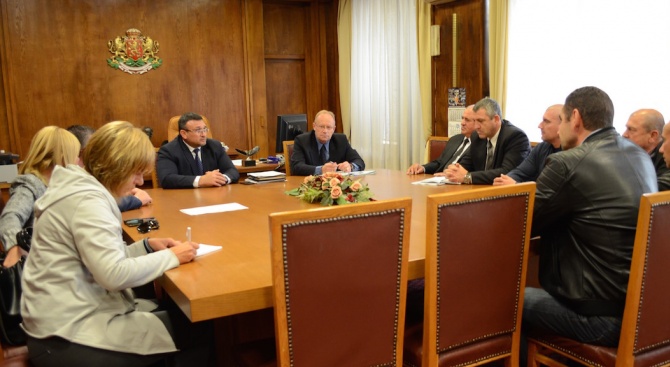Министърът на вътрешните работи се срещна с Михаил Цонков, Живко
