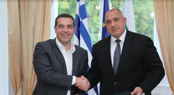 Министър-председателят Бойко Борисов и гръцкият премиер Алексис Ципрас подписаха в
