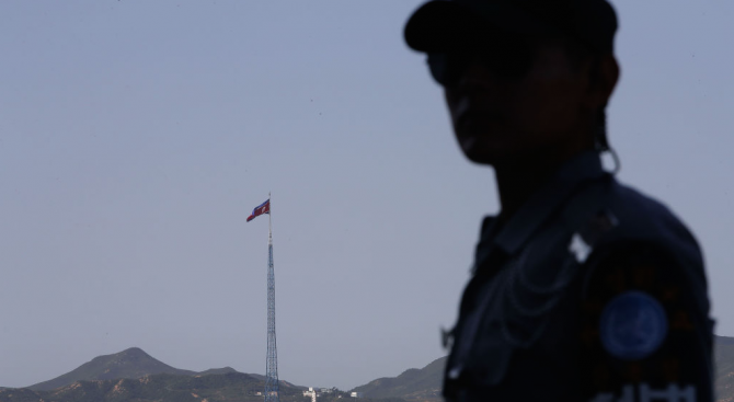 Севернокорейският лидер Ким Чен-ун и кубинският президент Мигел Диас-Канел се