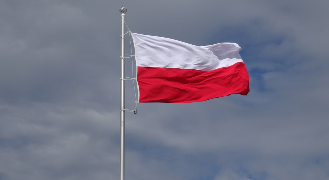 Полският министър-председател Матеуш Моравецки и други лидери на управляващата консервативна