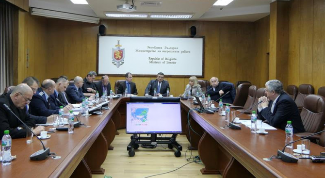 Заседание на националния щаб във връзка с усложнената зимна обстановка