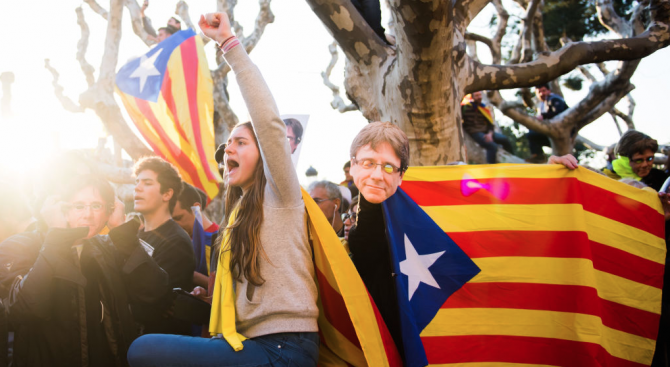 В обстановка на напрежение с каталунските сепаратисти испанското правителство утре