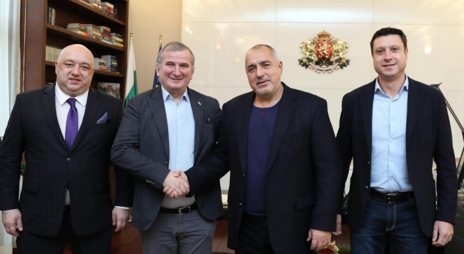 Министър-председателят Бойко Борисов се срещна с новия турнирен директор на