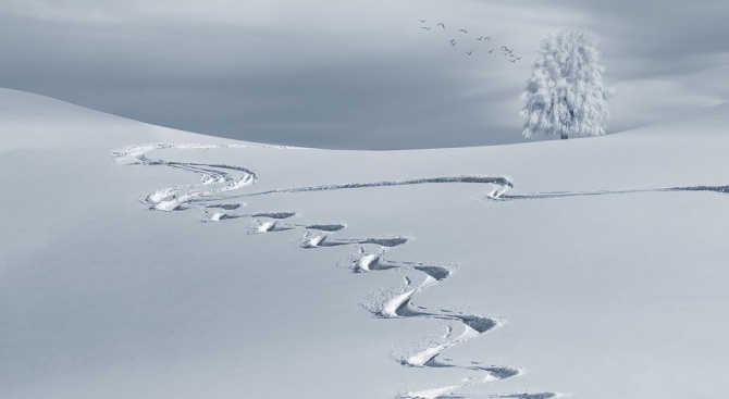 Снежната покривка в планината в Габровско надхвърля 80 сантиметра, температурата