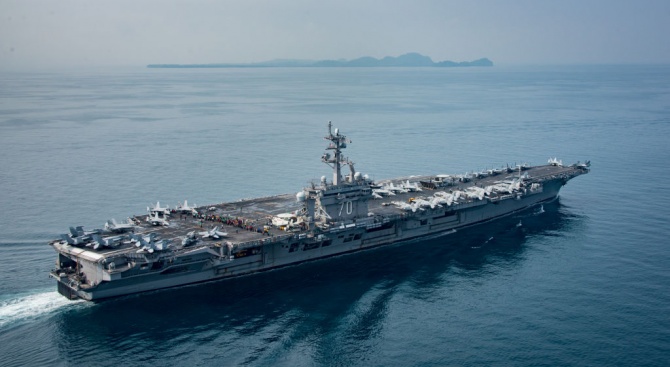 Американски боен кораб влезе в Дарданелите на път към Черно