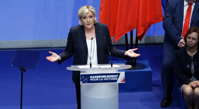Френската крайнодясна лидерка Марин Льо Пен осъди в Женева "провалилото