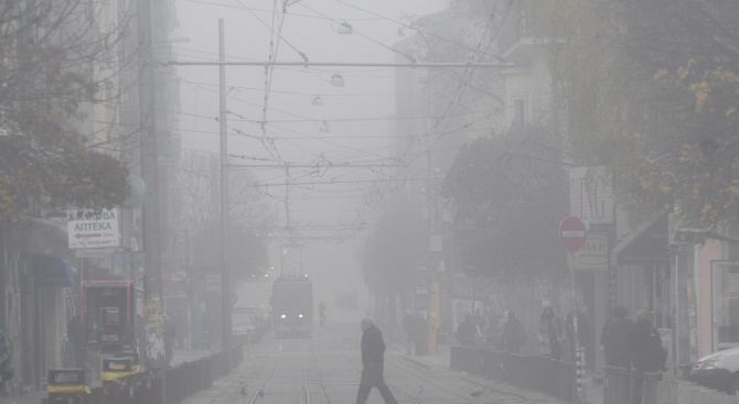 Отново е отчетен мръсен въздух в София. Тази сутрин са