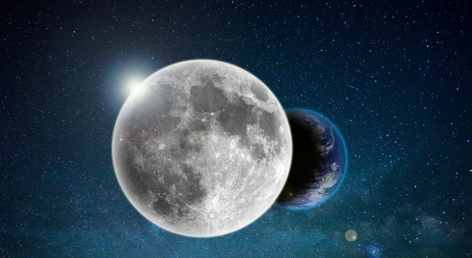 Температурата на Луната нощем пада до минус 190° по Целзий.