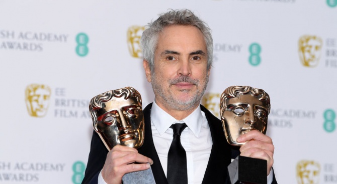 Драмата "Рома" на мексиканския режисьор Алфонсо Куарон получи наградата на