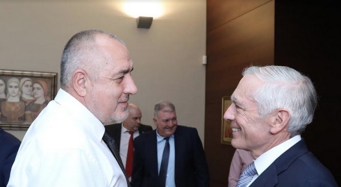 Министър-председателят Бойко Борисов се срещна с ген. Уесли Кларк, бивш