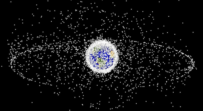 Британска изпитателна мисия за почистване на космически боклук демонстрира харпун