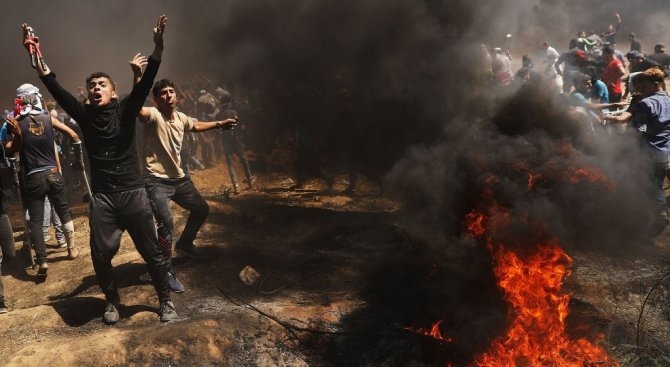 Най-малко 20 палестинци са били ранени при поредна демонстрация в