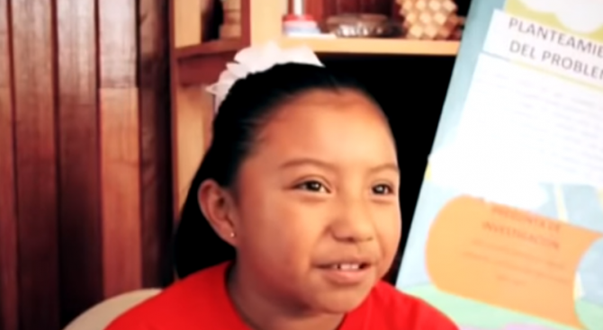 Само на 8-годишна възраст Ксочитл Гуадалупе Круз изобретява устройство, което