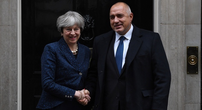 Министър-председателят Бойко Борисов проведе телефонен разговор с британския премиер Тереза