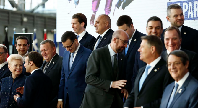 Министър-председателят Бойко Борисов участва в Брюксел в среща с премиерите