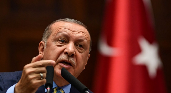 Турският президент Реджеп Ердоган заяви днес, че той отговаря за