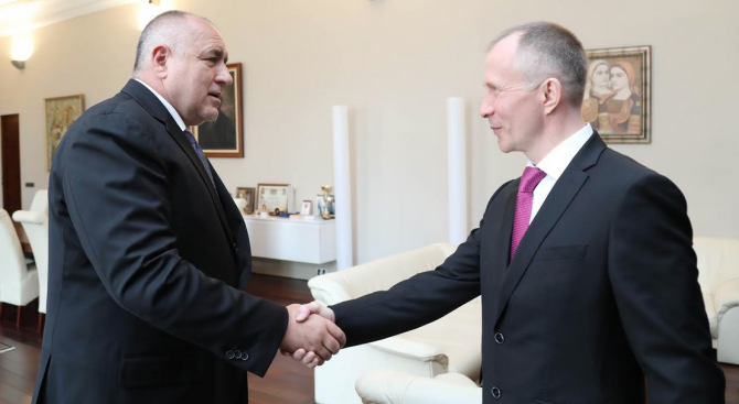 Министър-председателят Бойко Борисов се срещна с президента на Европейския съюз