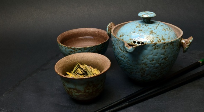 Старинна китайска чаша, изготвена в началото на XV век в
