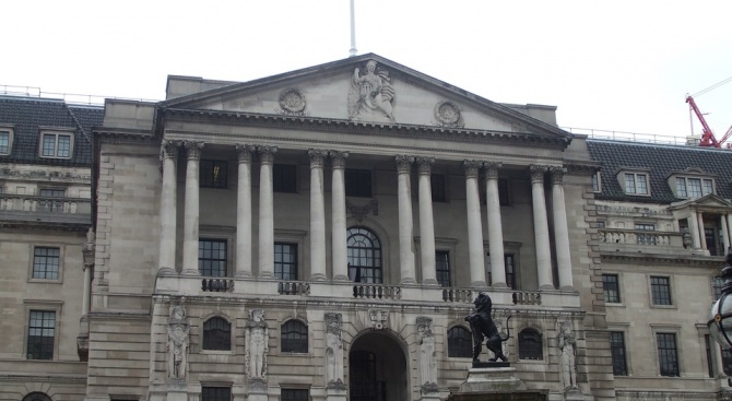 Два подозрителни пакета бяха изпратени днес до британската централна банка