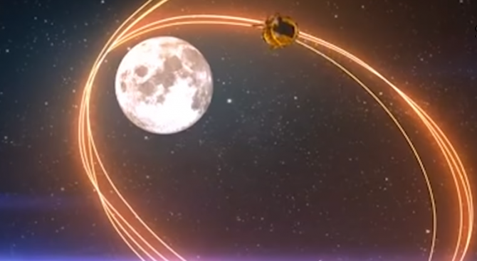 Израелският космически апарат "Берешит" осъществи успешна маневра около Луната като
