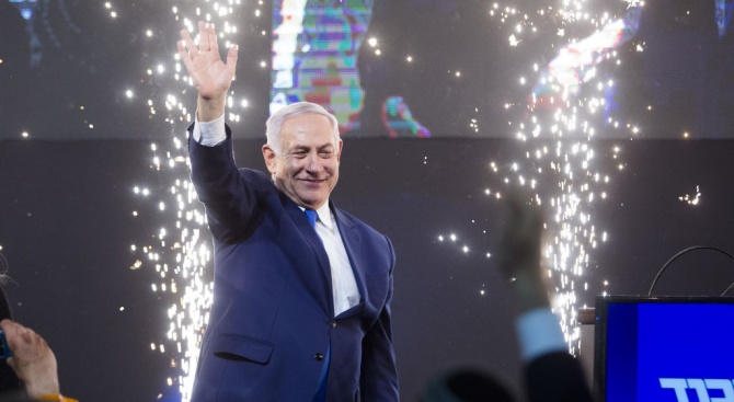 И премиерът Бенямин Нетаняху, и основният му конкурент Бени Ганц
