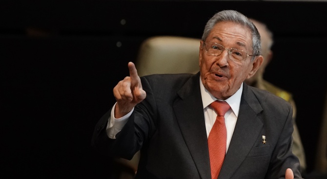Лидерът на Кубинската комунистическа партия и бивш президент на Куба