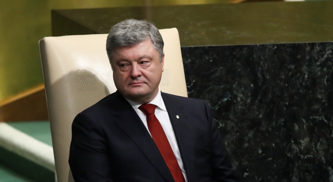 Президентът на Украйна Петро Порошенко, който се бори за втори