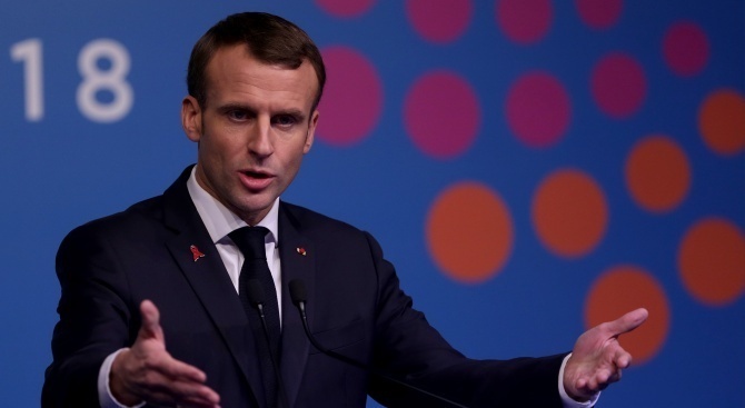 Френският президент Еманюел Макрон заяви, че започнатите след избирането му