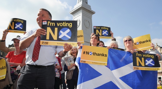 Мнозинството жители на Шотландия биха подкрепили нейната независимост, ако настъпи