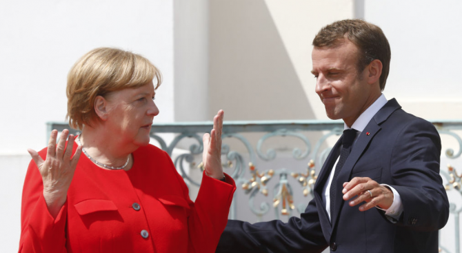 Германският канцлер Ангела Меркел и френският президент Еманюел Макрон ще