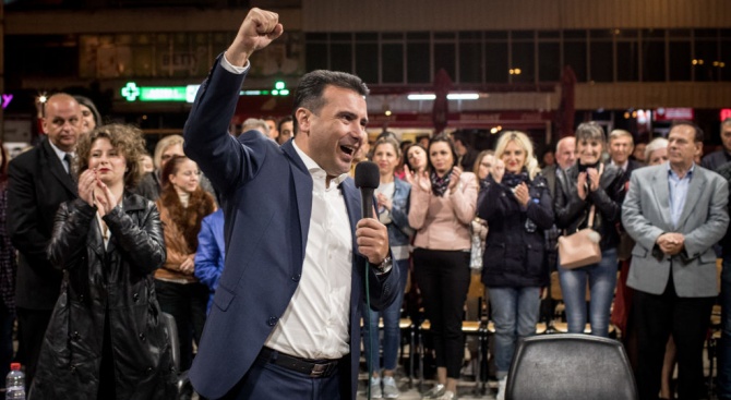 Премиерът на Северна Македония Зоран Заев призова гражданите да излязат