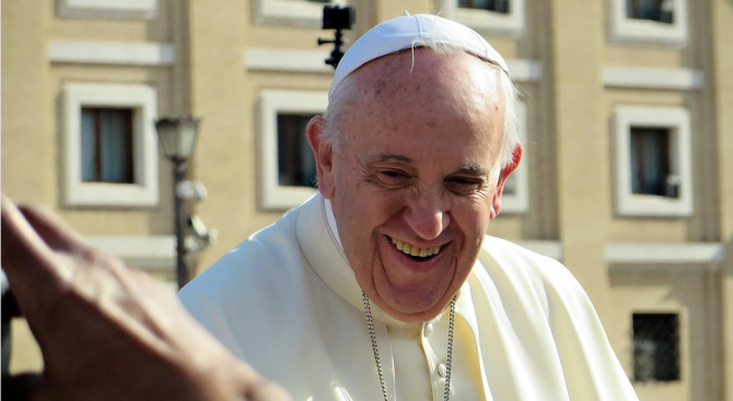 Негово светейшество папа Франциск ще направи апостолическо пътуване в България