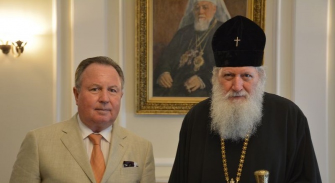Негово светейшество българският патриарх Неофит прие днес професор Валерий Аркадиевич